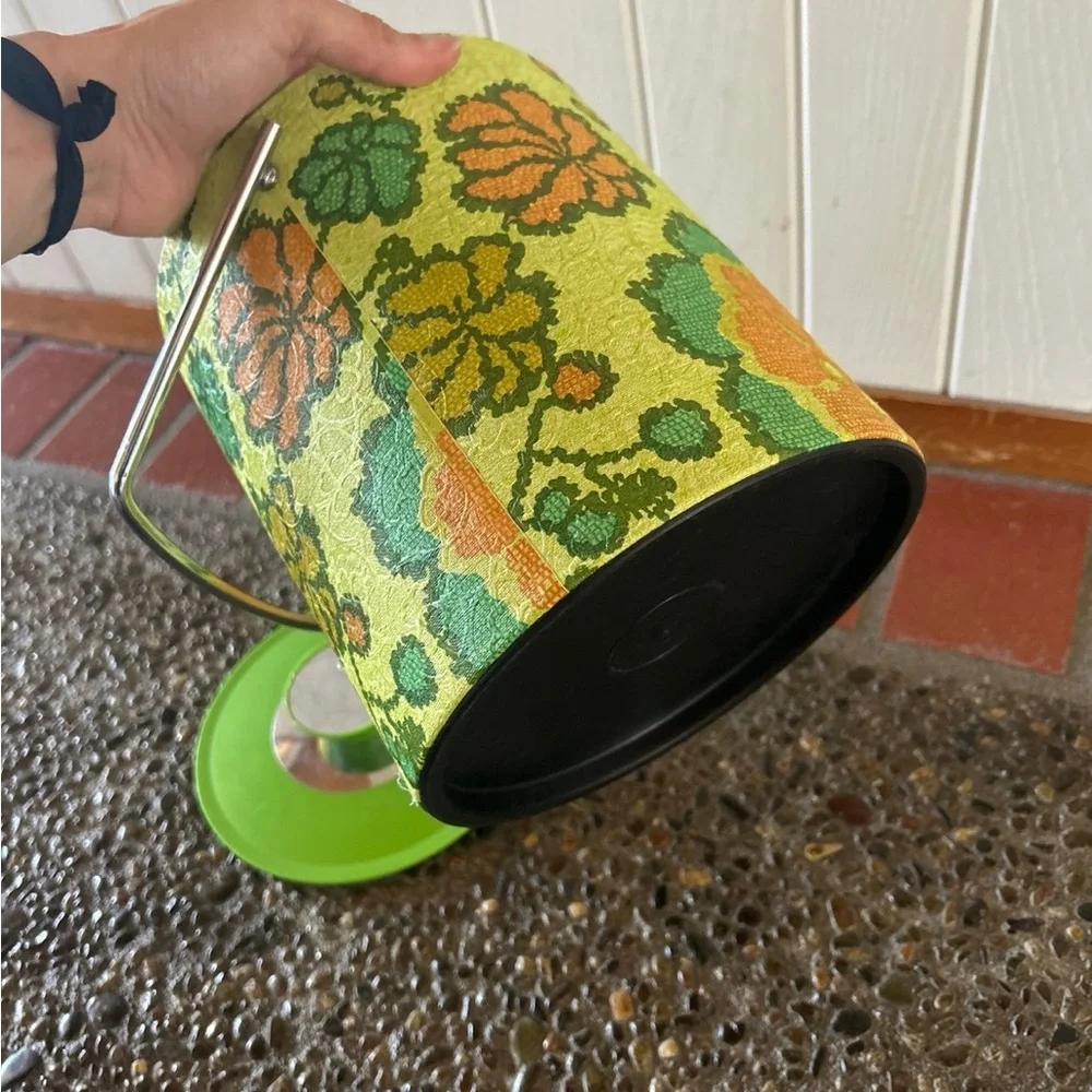 Groovy flower vintage retro container ice bucket - Picture 6 of 6